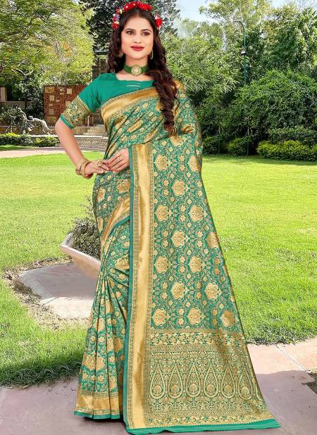 1007 Santraj Festive Wear Designer Heavy Silk Saree Collection 1007-Rama